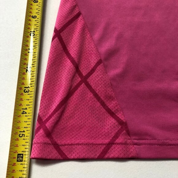 Puma Dry Fit Pink Vented Collared Golf Polo Athletic Top - Picture 9 of 10